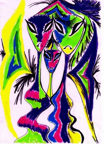 L'artiste Luna Lykan - The  evil three wishes
