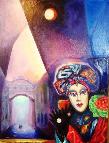L'artiste Monique RENAULT - Solitude à venise L'artiste Monique RENAULT - Solitude à venise