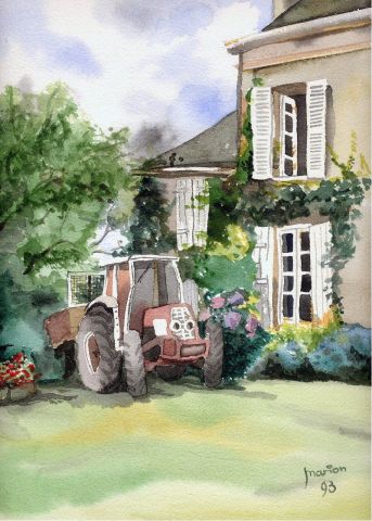 Montigny - Peinture - aquarella