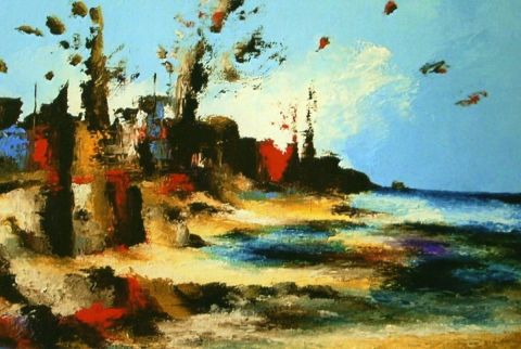 symphonie oceane - Peinture - roland coic