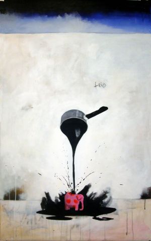 L'artiste Carlos David - Delirium Tremen et le Petrole