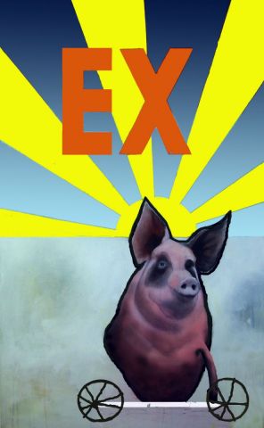 Ex Pig - Peinture - Carlos David