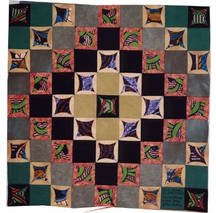 Tour de l'Afrique - Art textile - Nicole Pelletier