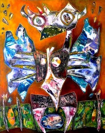 The butterfly effect - Peinture - Agnes Delamarche