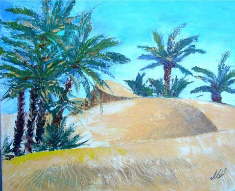 L'artiste mickjp - oasis sud marocain