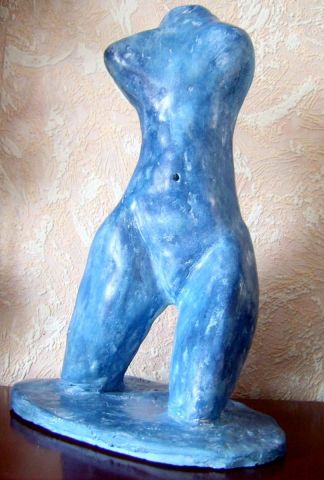 L'artiste michelf - buste bleu