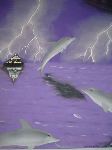 L'artiste mathias blaizot - les dauphins du mont