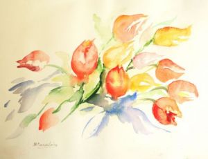 Voir cette oeuvre de mandelaire: bouquet de printemps