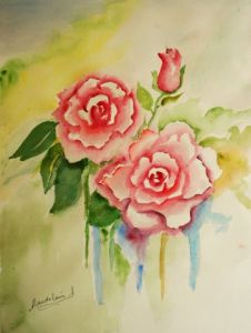 Voir cette oeuvre de mandelaire: roses epanouies