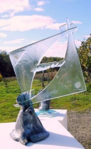 Sculpture de Anina: Du vent dans la voile