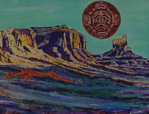 Voir cette oeuvre de nicole: Le cheval rouge Arizona