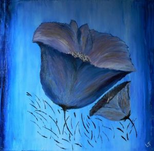 Voir le détail de cette oeuvre: Fleur bleue 1