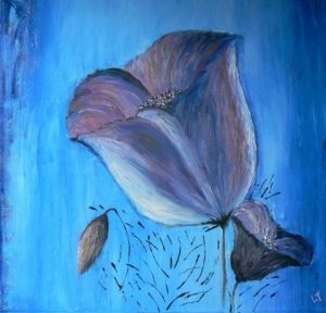 Voir le détail de cette oeuvre: Fleur bleue 2