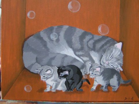 L'artiste Did - les chatons