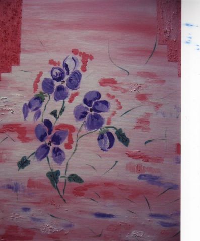 Timides violettes - Peinture - wani