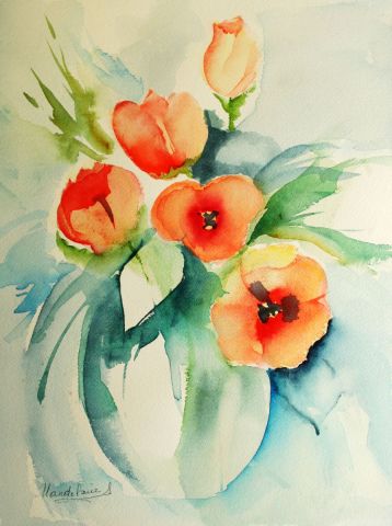 L'artiste mandelaire - le vase bleu