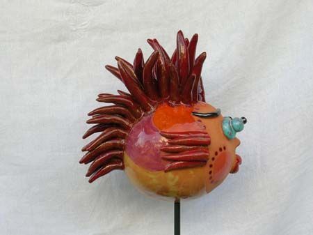 anemone profil - Sculpture - regine oger