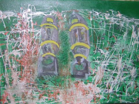 ESTHETIQUE DELA BOMBE - Peinture - Gerald ISZURIN