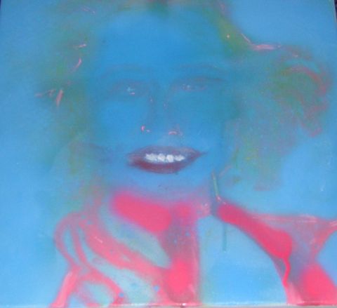 BLUE DI MARY - Peinture - Gerald ISZURIN