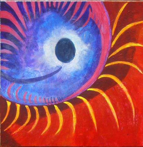 L'oeil du soleil - Peinture - patrick mahieu
