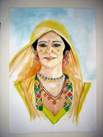 L'artiste jibe - La danseuse indienne