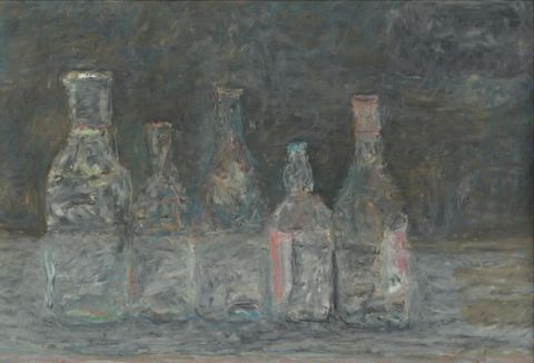 L'artiste martin laquet - les bouteilles