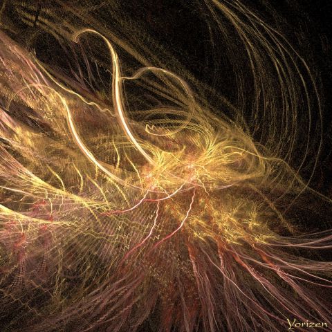 Art numerique : Lightbirds 01 - Yorizen Art numerique : Lightbirds 01 - Yorizen