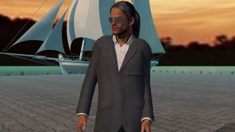 James pres du port - Art numerique - Cactus42 James pres du port - Art numerique - Cactus42