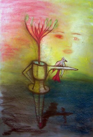 la danseuse - Peinture - Bouaissi Slidjia