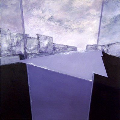 Ouverture sur espace violet 3 - Peinture - MICCAM