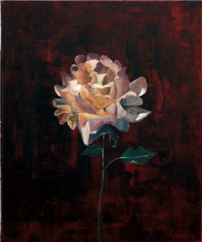 rose - Peinture - francois dubois