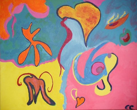 LES QUATRE SAISONS - Peinture - Estelle DUPAS-CREPIAT LES QUATRE SAISONS - Peinture - Estelle DUPAS-CREPIAT