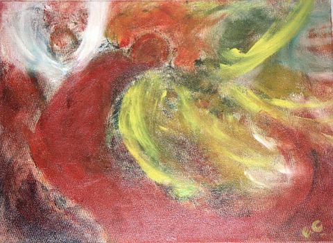 L'ANGE ROUGE - Peinture - Estelle DUPAS-CREPIAT L'ANGE ROUGE - Peinture - Estelle DUPAS-CREPIAT