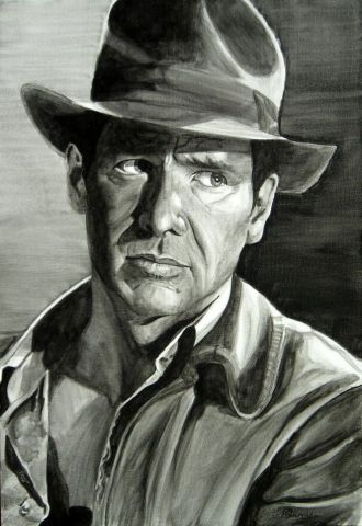 Peinture : HARRISON FORD - david Peinture : HARRISON FORD - david