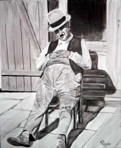 Peinture : la siestepanisse - david Peinture : la siestepanisse - david