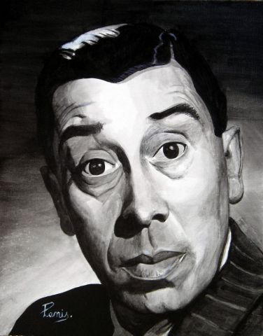 Peinture : fernandel - david Peinture : fernandel - david