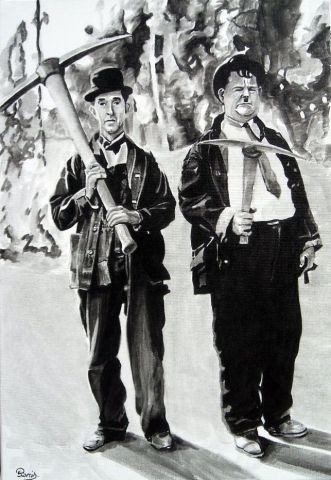 Peinture : les comperes - david Peinture : les comperes - david