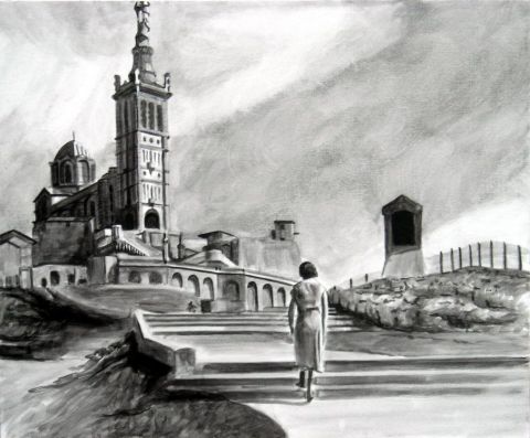 Peinture : FANNY MONTE A LA BONNE MERE - david Peinture : FANNY MONTE A LA BONNE MERE - david