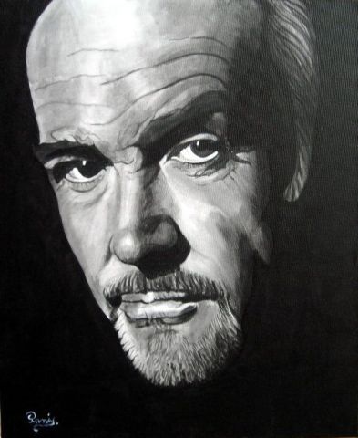 Peinture : SEAN CONNERY - david Peinture : SEAN CONNERY - david