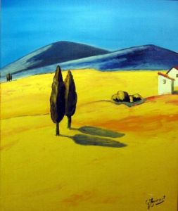 Peinture de Georges Mournet: solitude