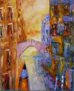 Voir cette oeuvre de Raoul RIBOT: Venisele pont rose