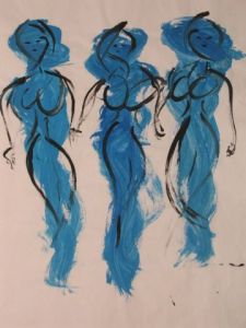 Voir cette oeuvre de sergentdelire: trois femmes bleues