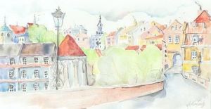Voir le détail de cette oeuvre: Lublin - une vue dune porte de la ville