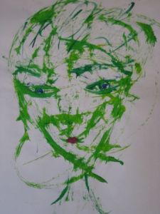Voir le détail de cette oeuvre: visage vert