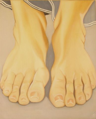 L'artiste sjaak - pieds