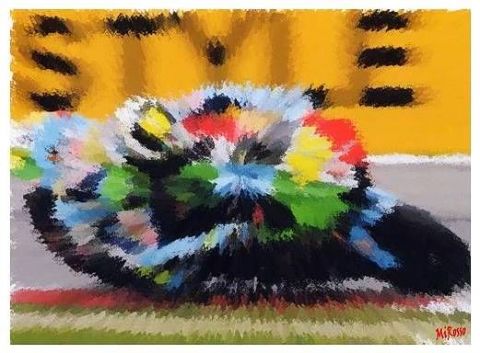 Peinture : Valentino Rossi The Doctor - Mirosso Peinture : Valentino Rossi The Doctor - Mirosso