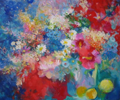 fleurs d'ETE - Peinture - OXANA ZAIKA