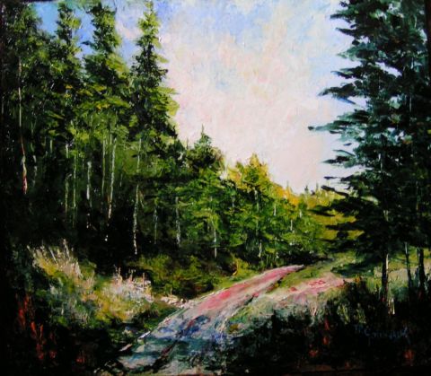 La Fagne - Peinture - jean-paul golinvaux La Fagne - Peinture - jean-paul golinvaux