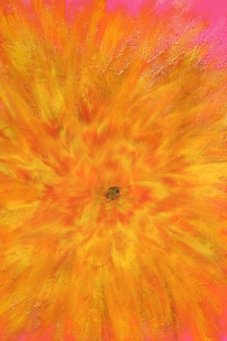 L'artiste Catherine PAGE - fleur jaune
