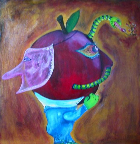 le fruit defendu - Peinture - christophe redregoo